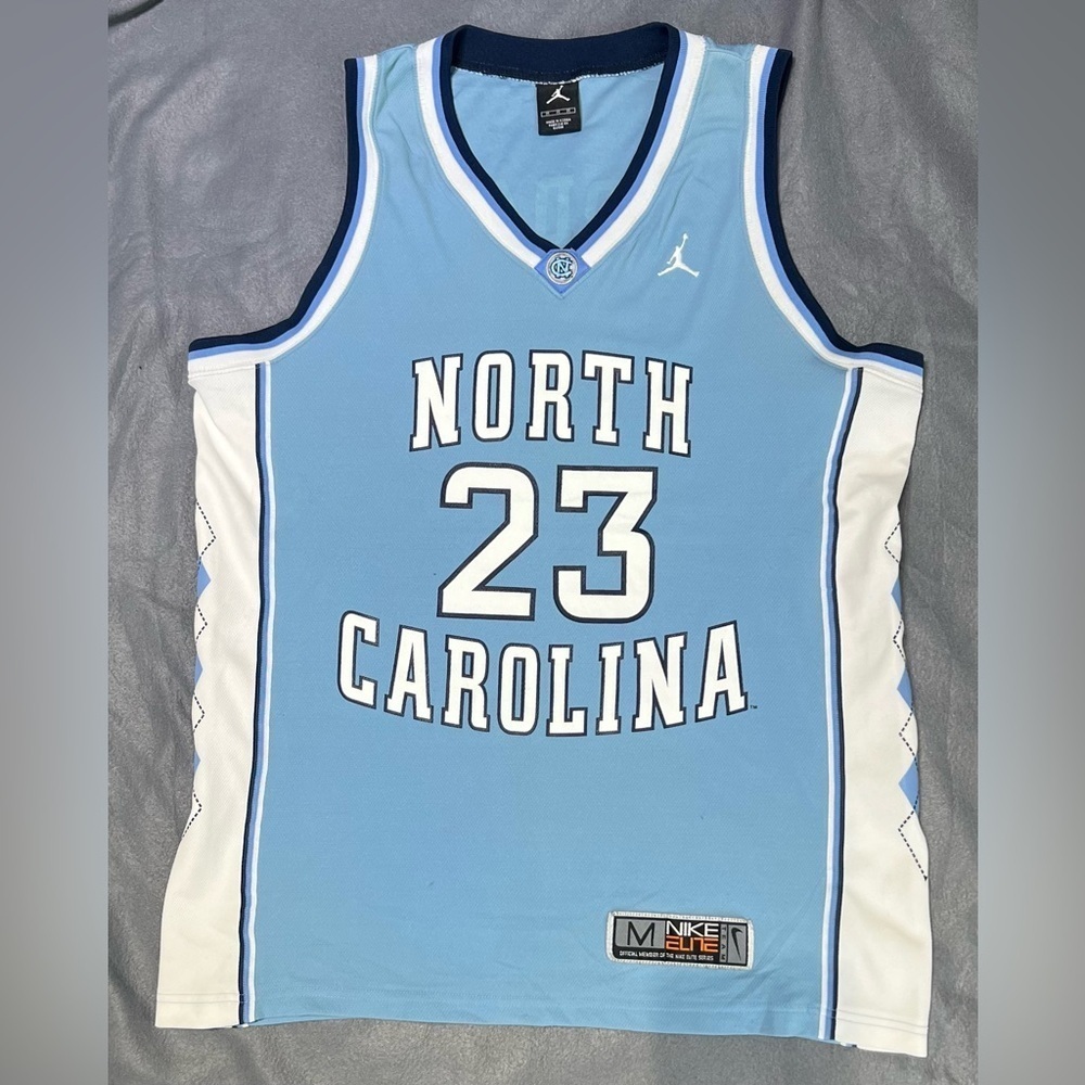 Michael Jordan North Carolina Tar Heels Jordan Nike Elite Basketball Jersey